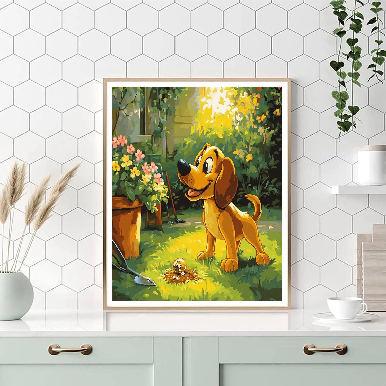 Pluto Garden Find Disney paint by color