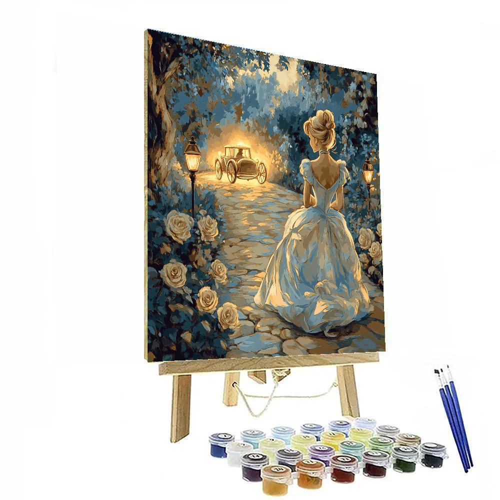 Cinderella Dreamy Steps Disney Painting by numbers kit