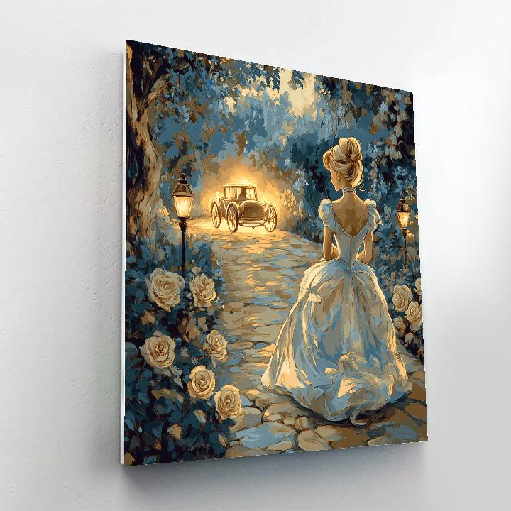 Cinderella Dreamy Steps Disney Painting by numbers kit