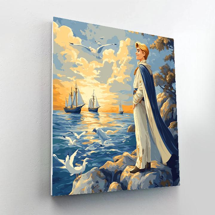 Prince Eric Harbor Watch Disney Paint by numbers kits