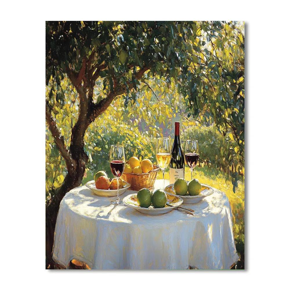 Max Slevogt Inspired Garden Lunch Numbered painting kits