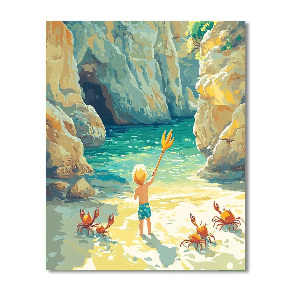 Trident Toy Discovery Disney Painting by numbers kit