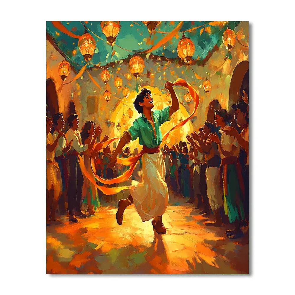 Prince Naveen Carnival Dance Disney Paint by numbers art