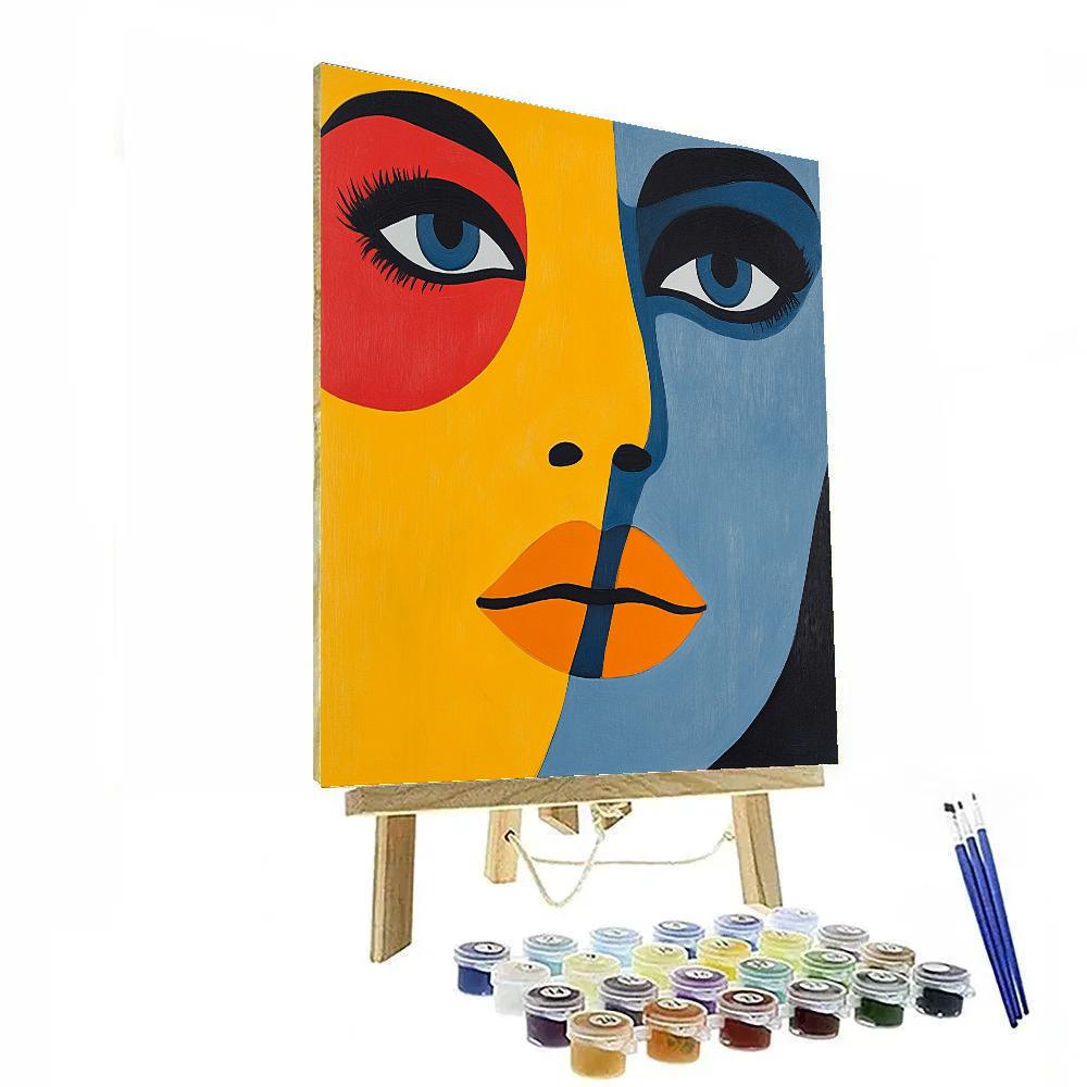 Alexej Von Jawlensky Inspired Meditative Head Paint by numbers kits