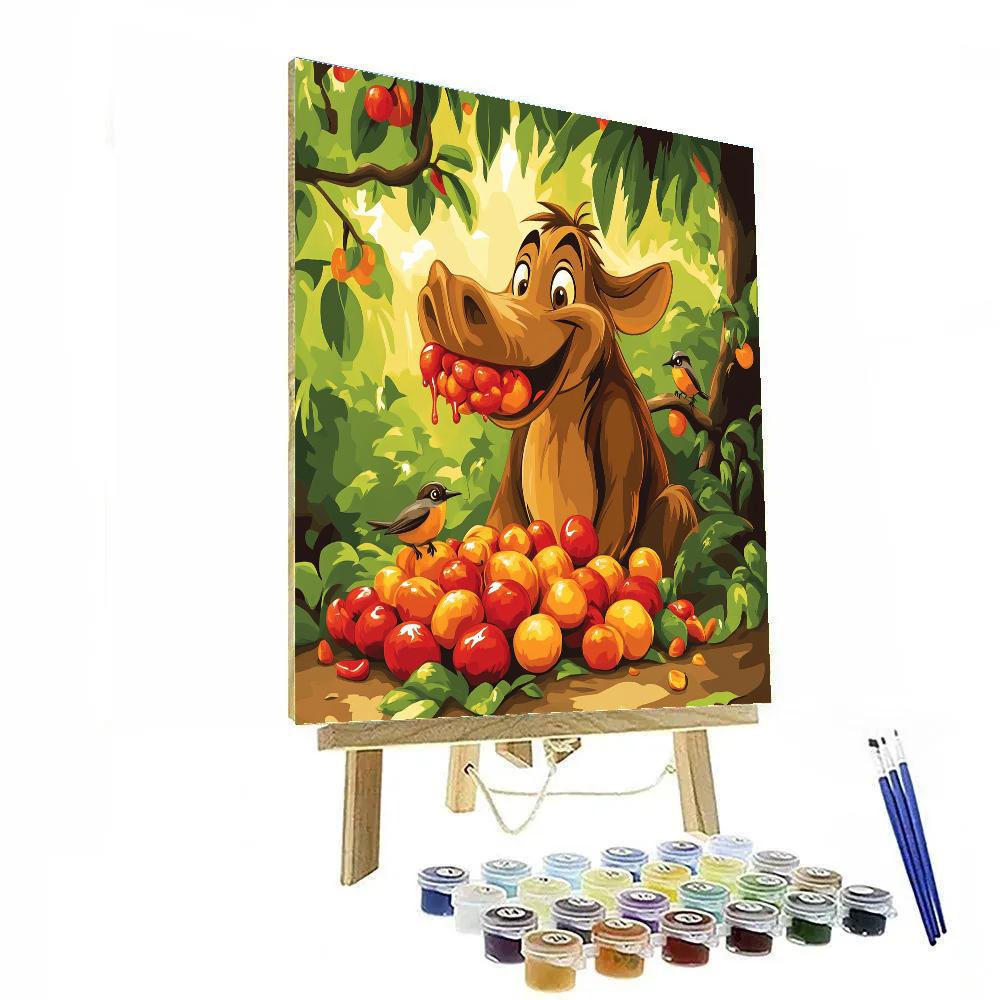 Pumbaa Jungle Feast Disney paint by numbers