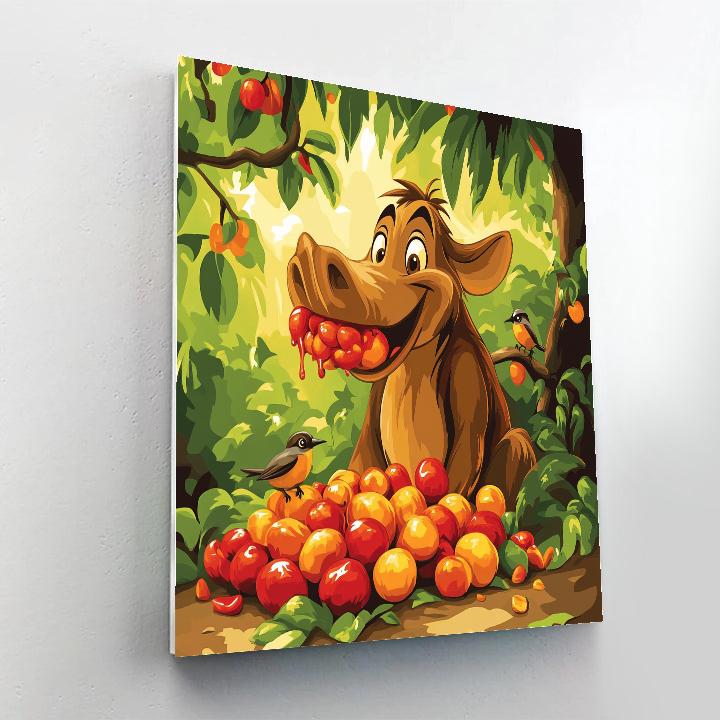 Pumbaa Jungle Feast Disney paint by numbers