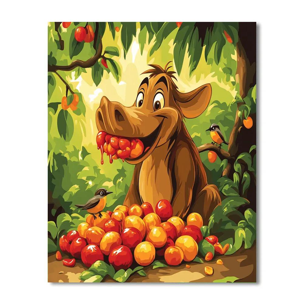Pumbaa Jungle Feast Disney paint by numbers