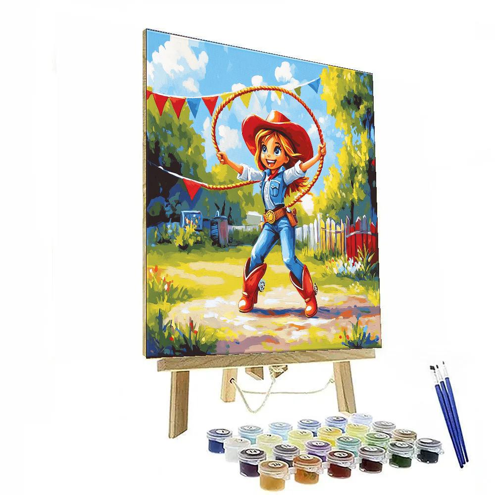 Jessie Lasso Practice Disney paint by color