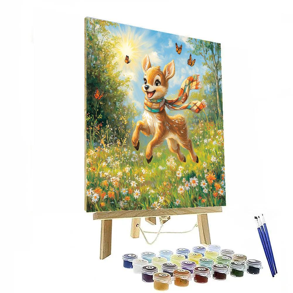 Sven Meadow Leap Disney Paint by numbers kits