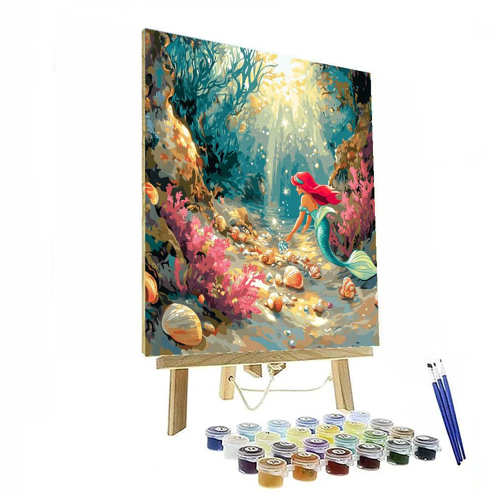 Ariel Treasure Cove Disney Paint by numbers kits