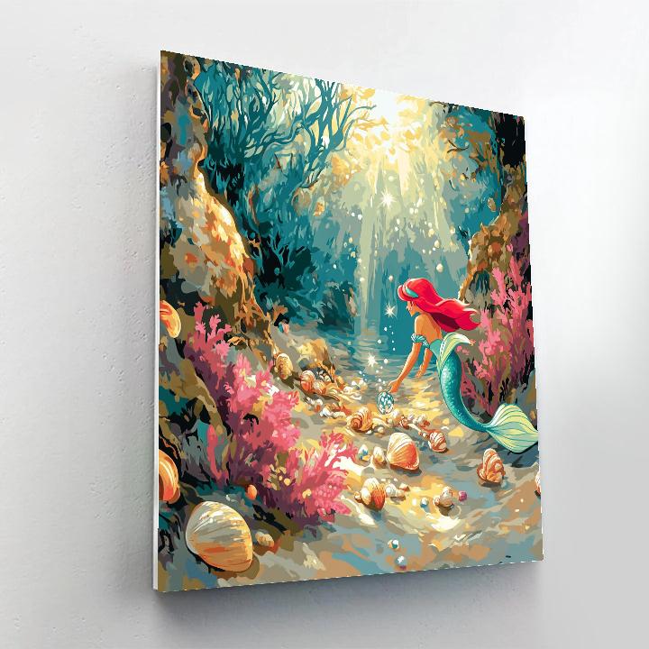 Ariel Treasure Cove Disney Paint by numbers kits