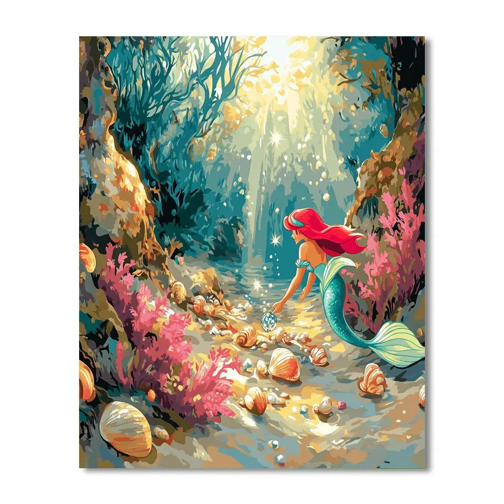 Ariel Treasure Cove Disney Paint by numbers kits
