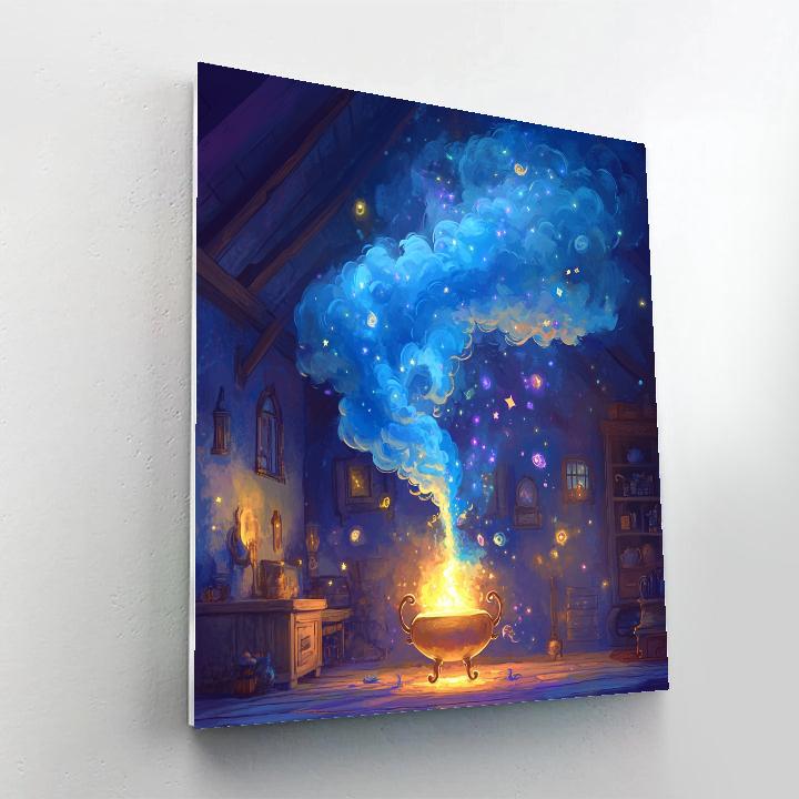 Genie Lamp Surprise Disney Paint by numbers art