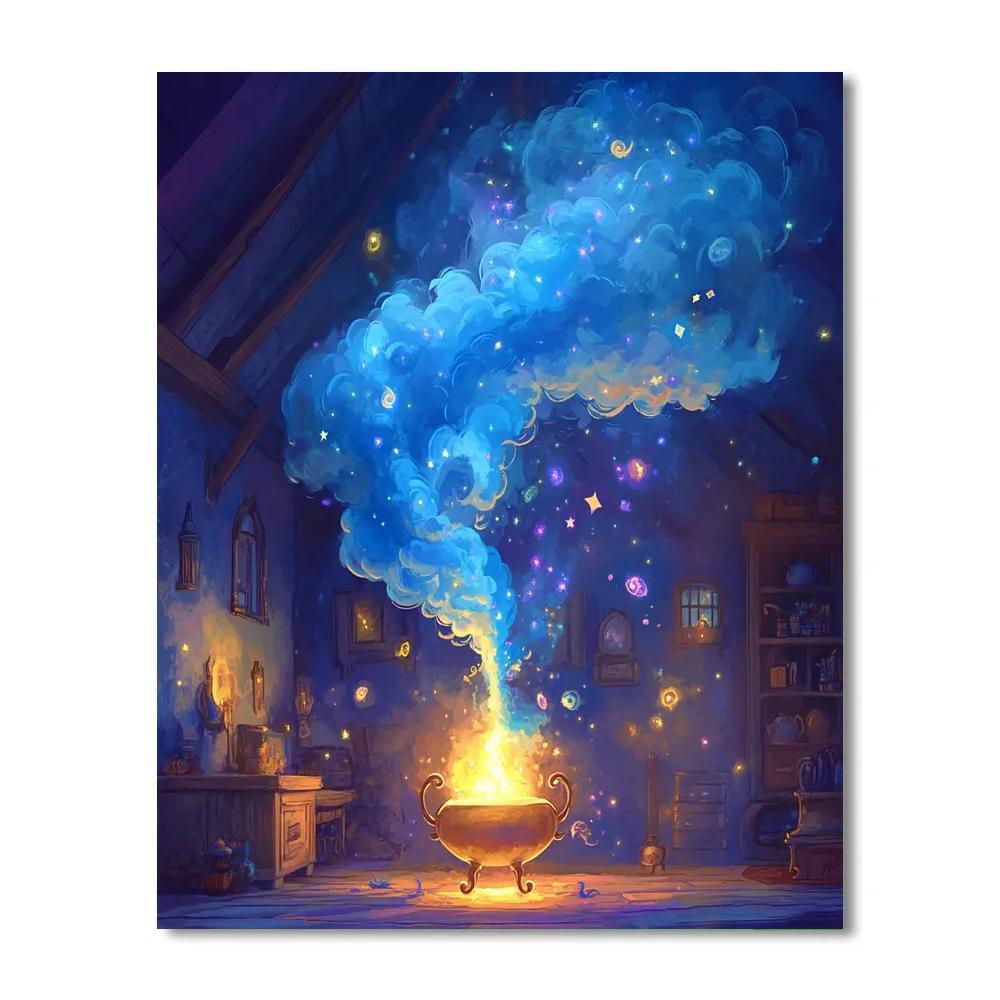 Genie Lamp Surprise Disney Paint by numbers art