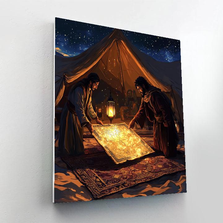 Jafar Desert Tent Plot Disney paint by number