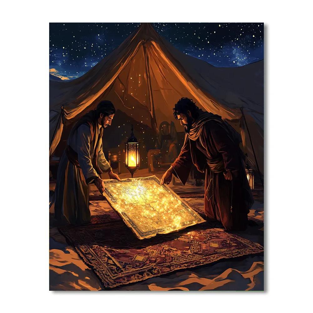 Jafar Desert Tent Plot Disney paint by number