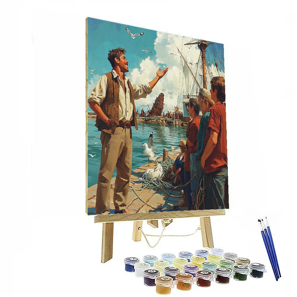 Alberto Harbor Tale Disney Paint by numbers art