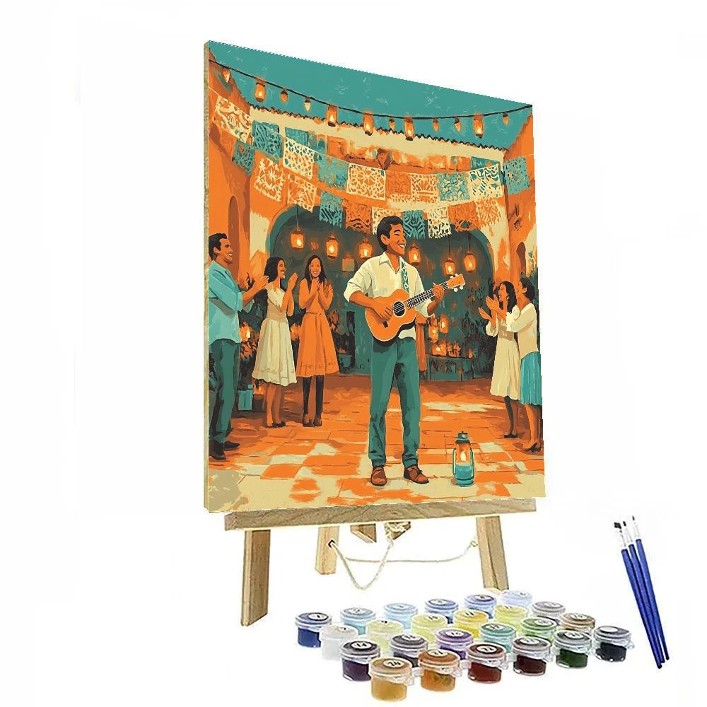 Miguel Plaza Song Disney Number painting