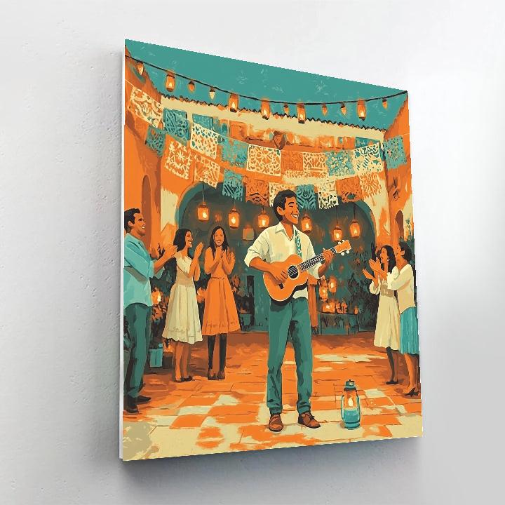 Miguel Plaza Song Disney Number painting