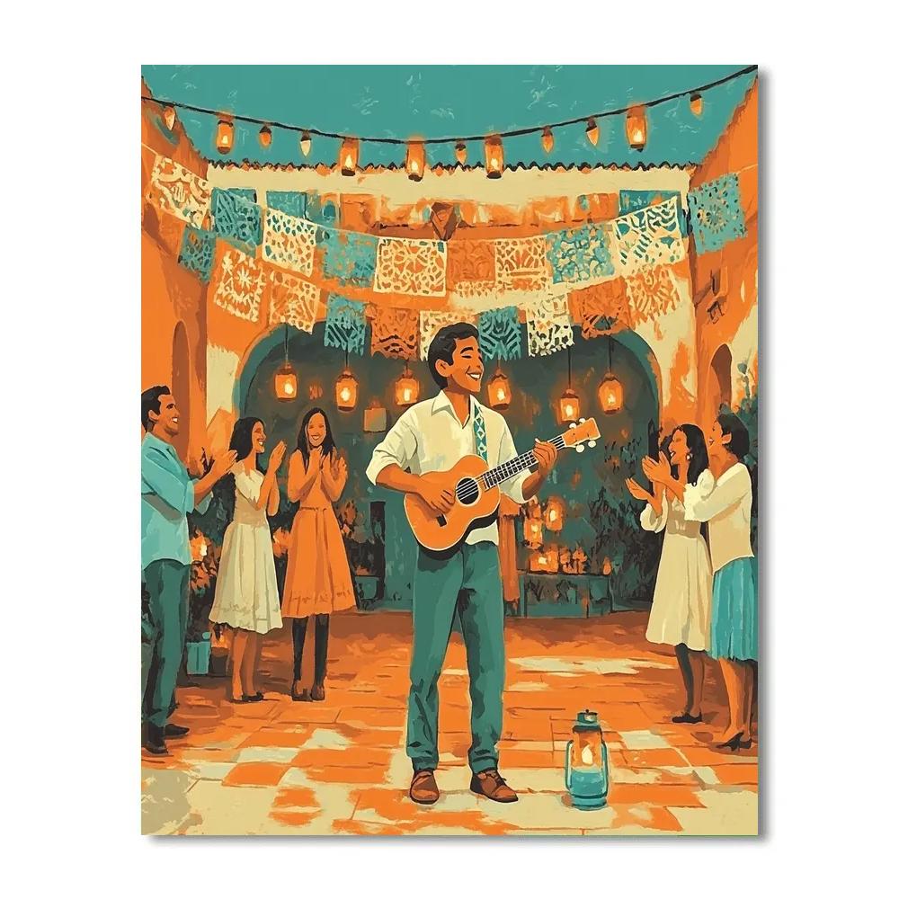 Miguel Plaza Song Disney Number painting