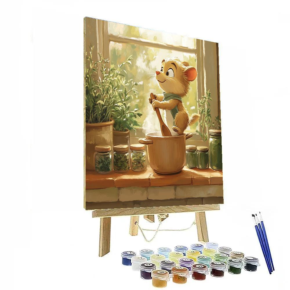 Remy Tiny Chef Disney painting number kit