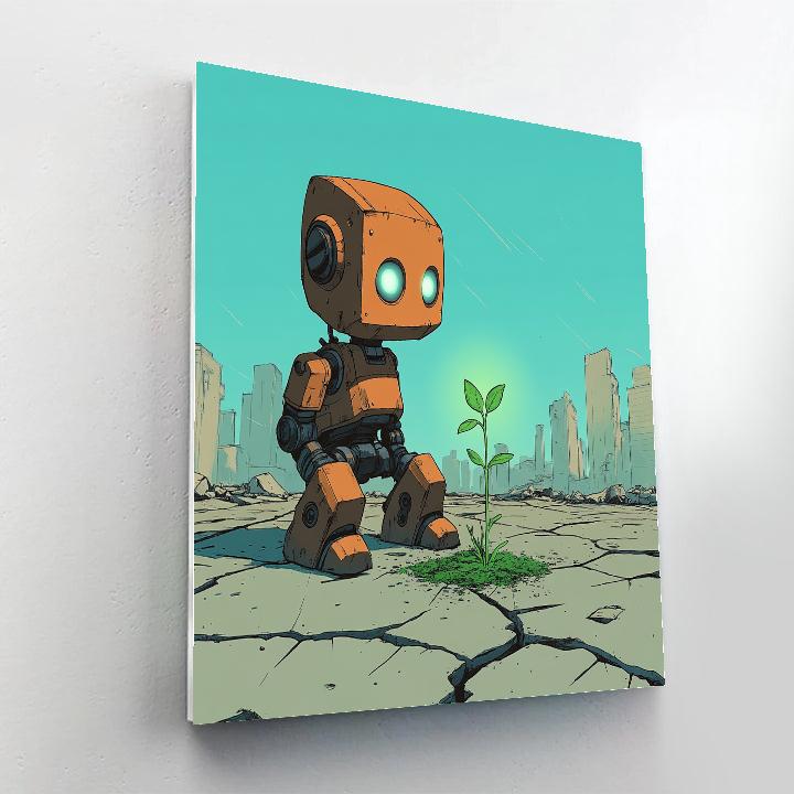 WALL E Little Sprout Disney Paint by numbers kits