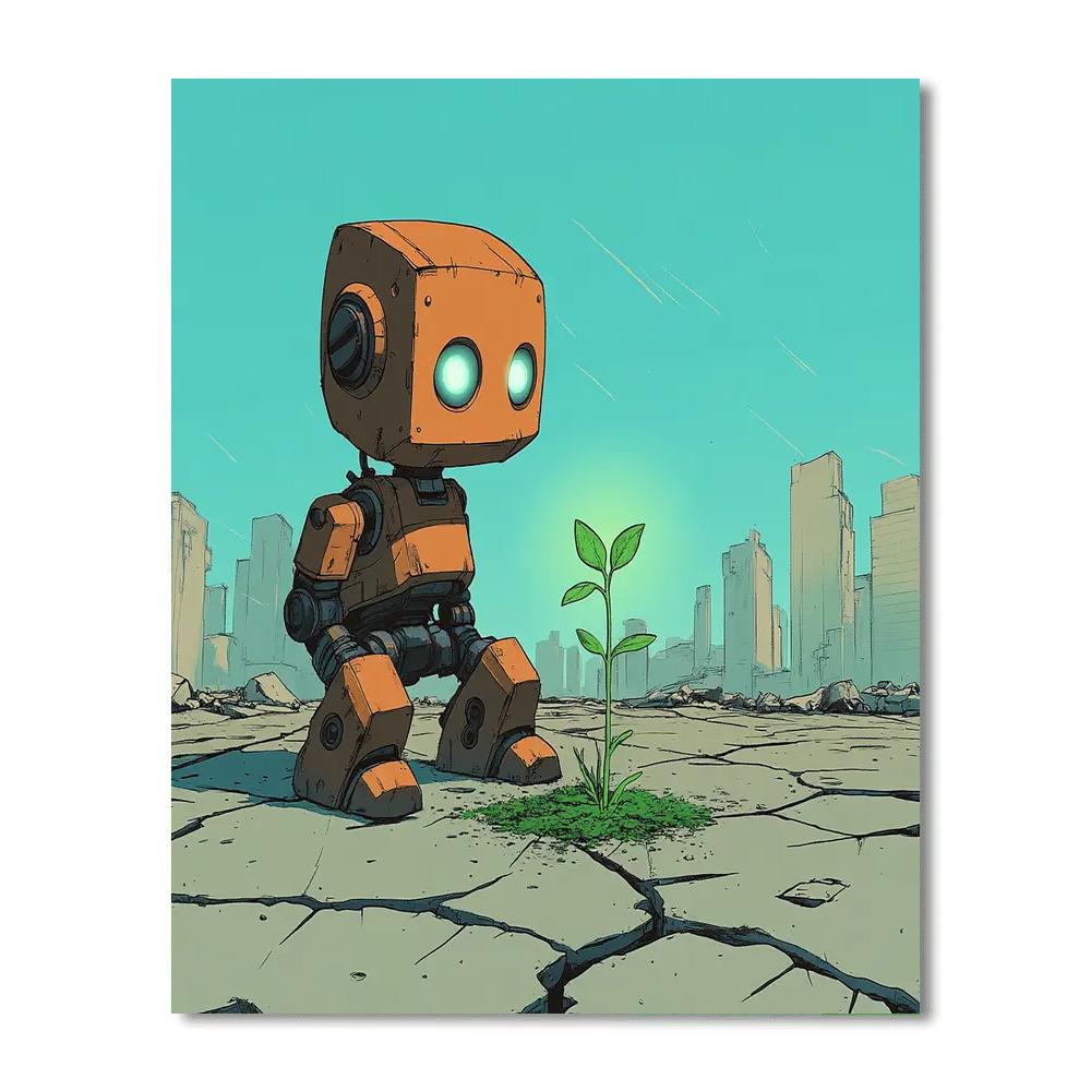 WALL E Little Sprout Disney Paint by numbers kits