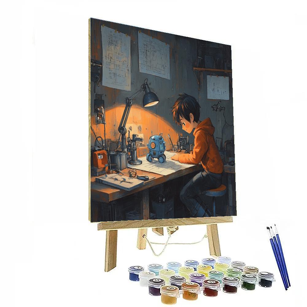 Hiro Workshop Invent Disney Number painting