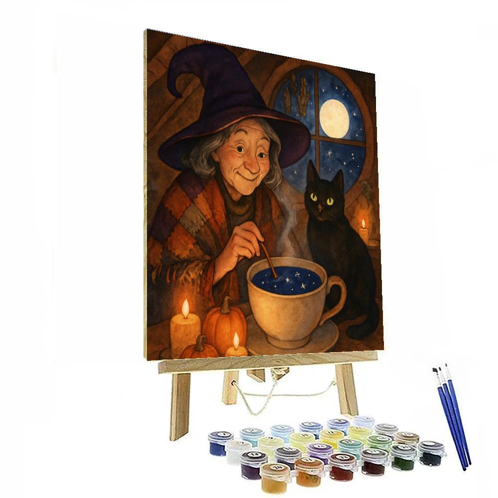 The Witchs Teacup Observatory paint by numbers