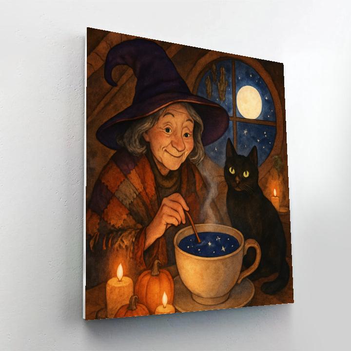 The Witchs Teacup Observatory paint by numbers