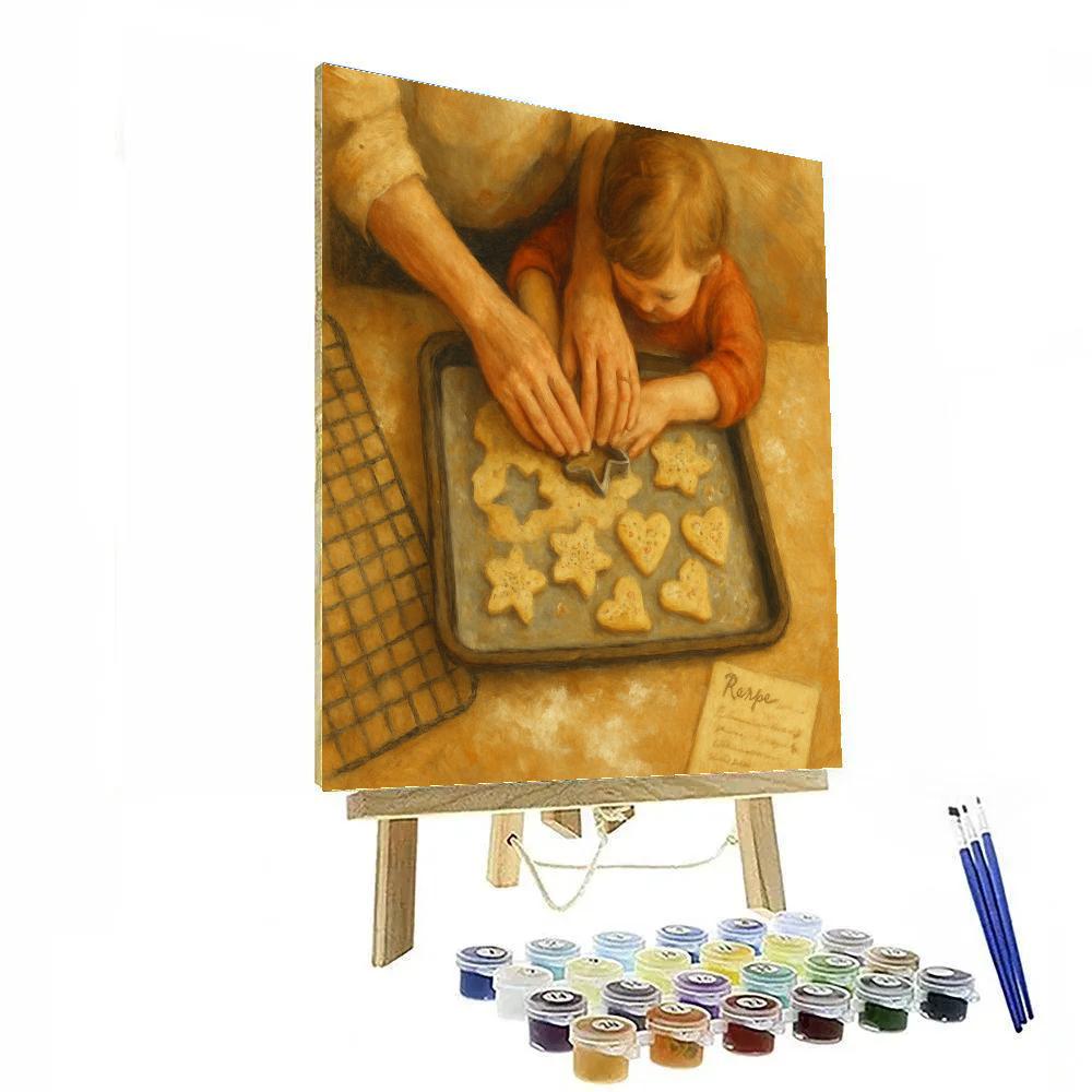 Kitchen Constellation Cookie Lesson Paint by numbers art