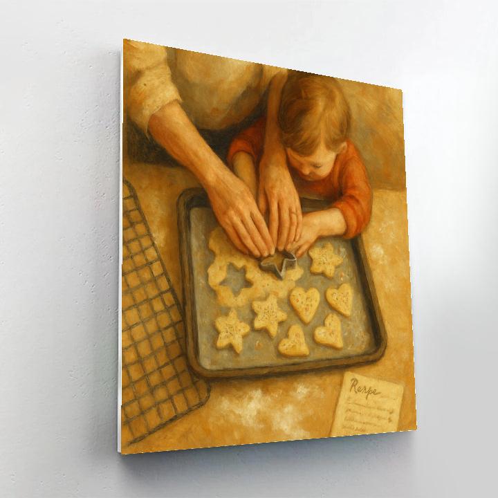 Kitchen Constellation Cookie Lesson Paint by numbers art