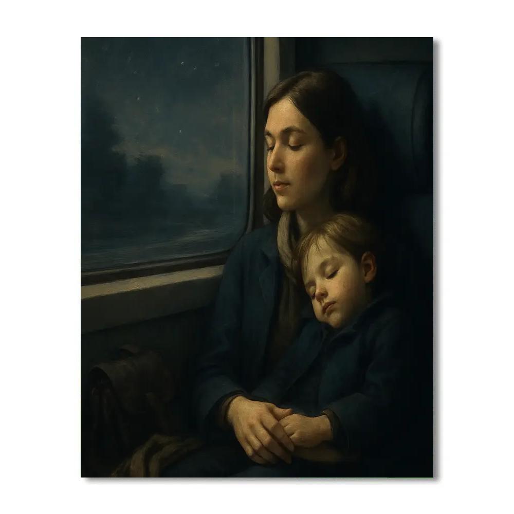 Train Seat Nap With Protective Shoulder painting number kit