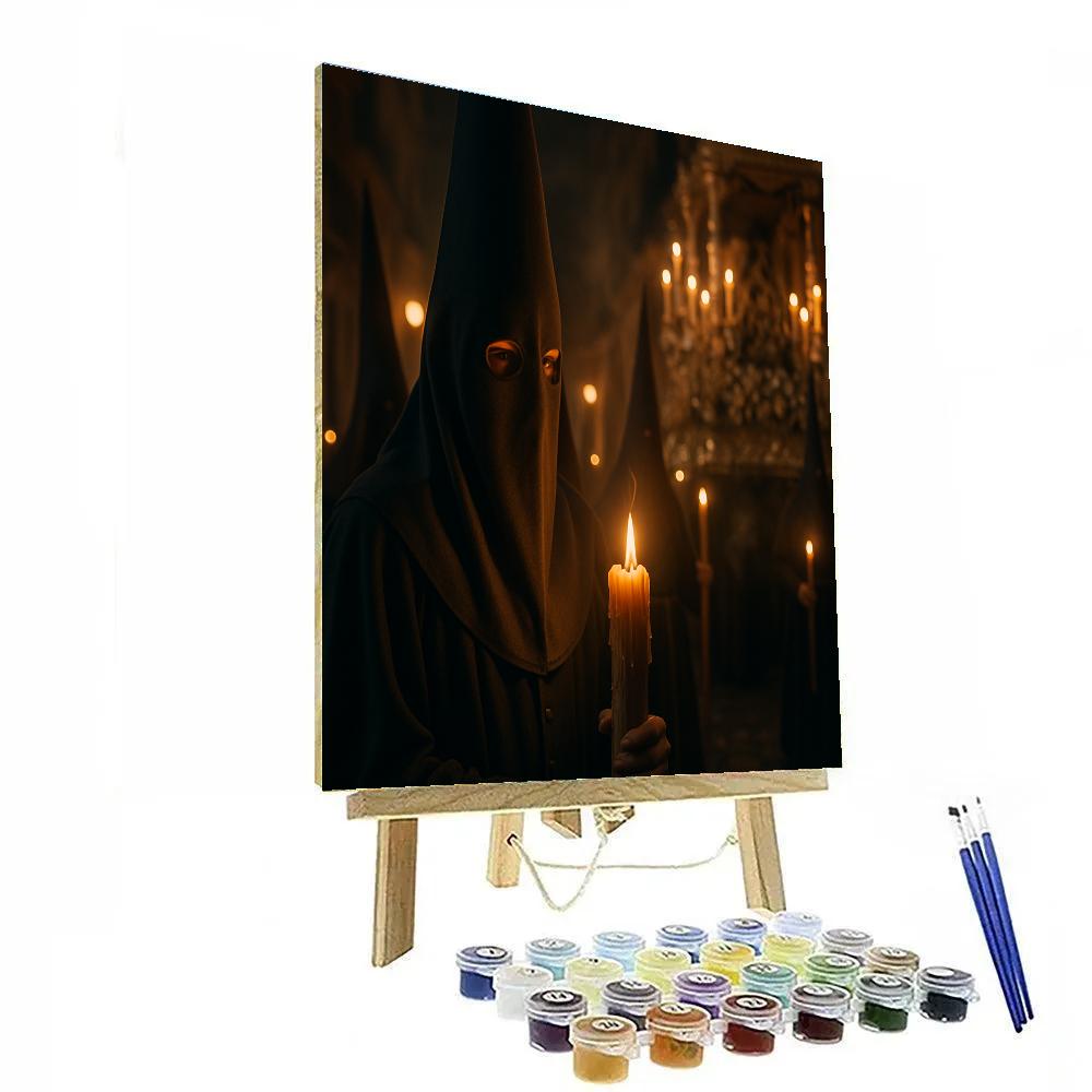 Semana Santa Nazareno Procession Seville Painting by numbers kit