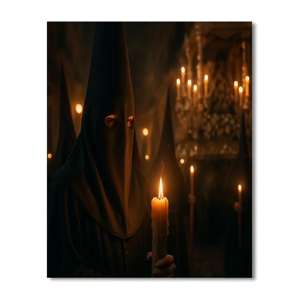 Semana Santa Nazareno Procession Seville Painting by numbers kit