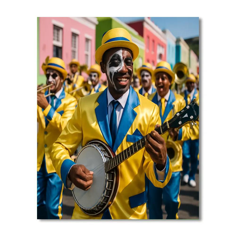 Cape Town Minstrel Carnival Kaapse Klopse March painting number kit