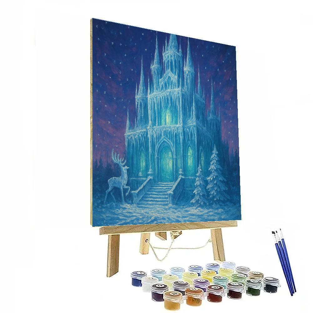 Icicle Palace Of The Snow Queen Number painting