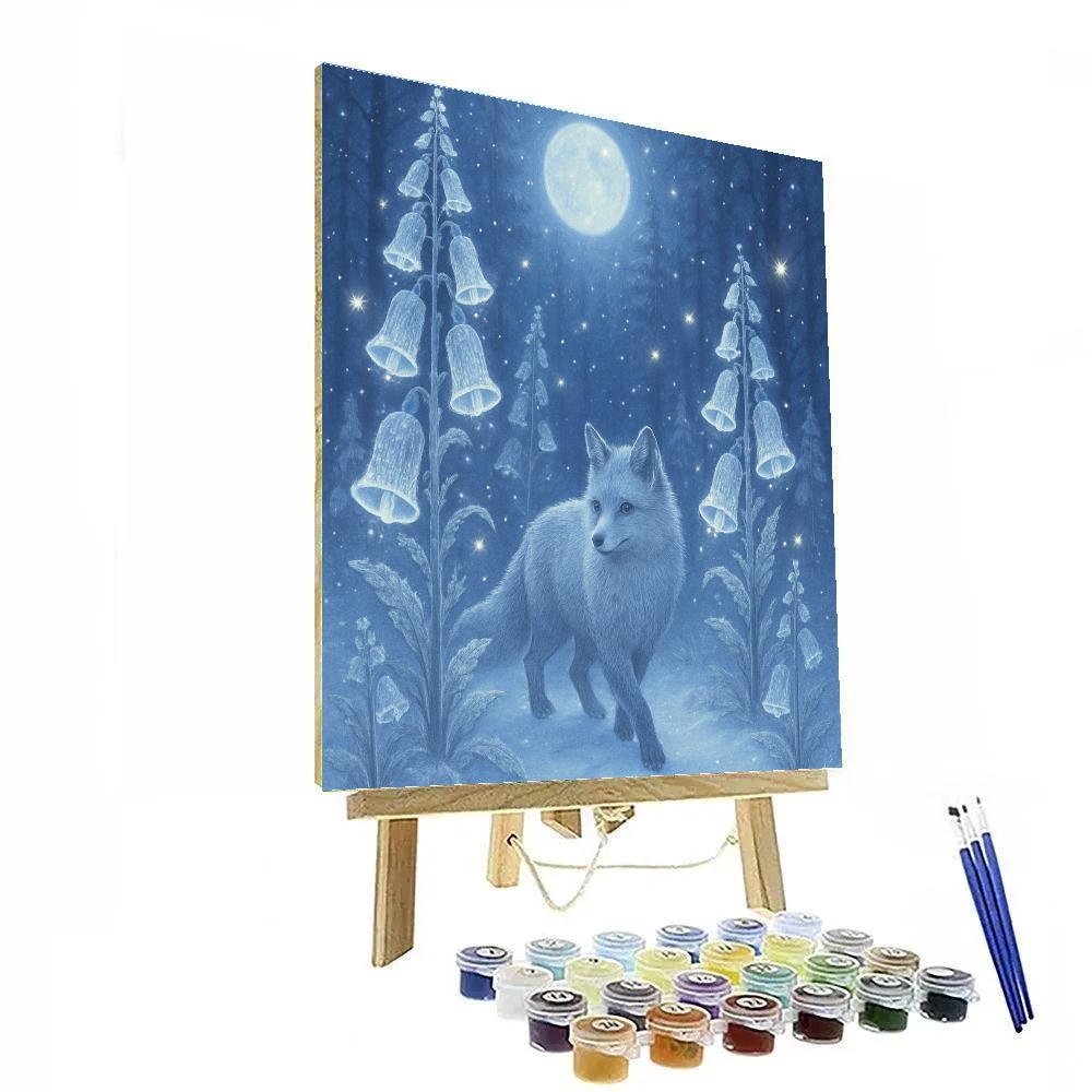 Moonlit Christmas Foxglove Glade paint by numbers
