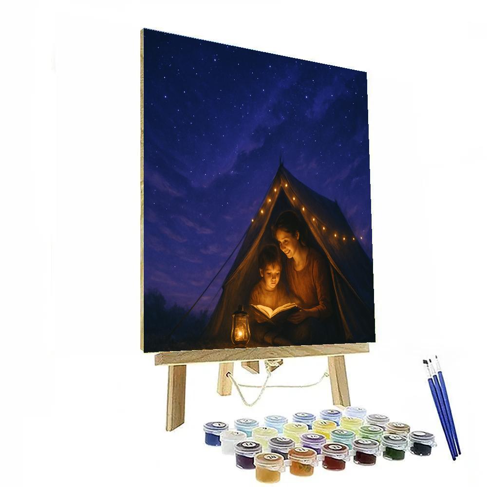 Starlit Tent Storytime Numbered painting kits