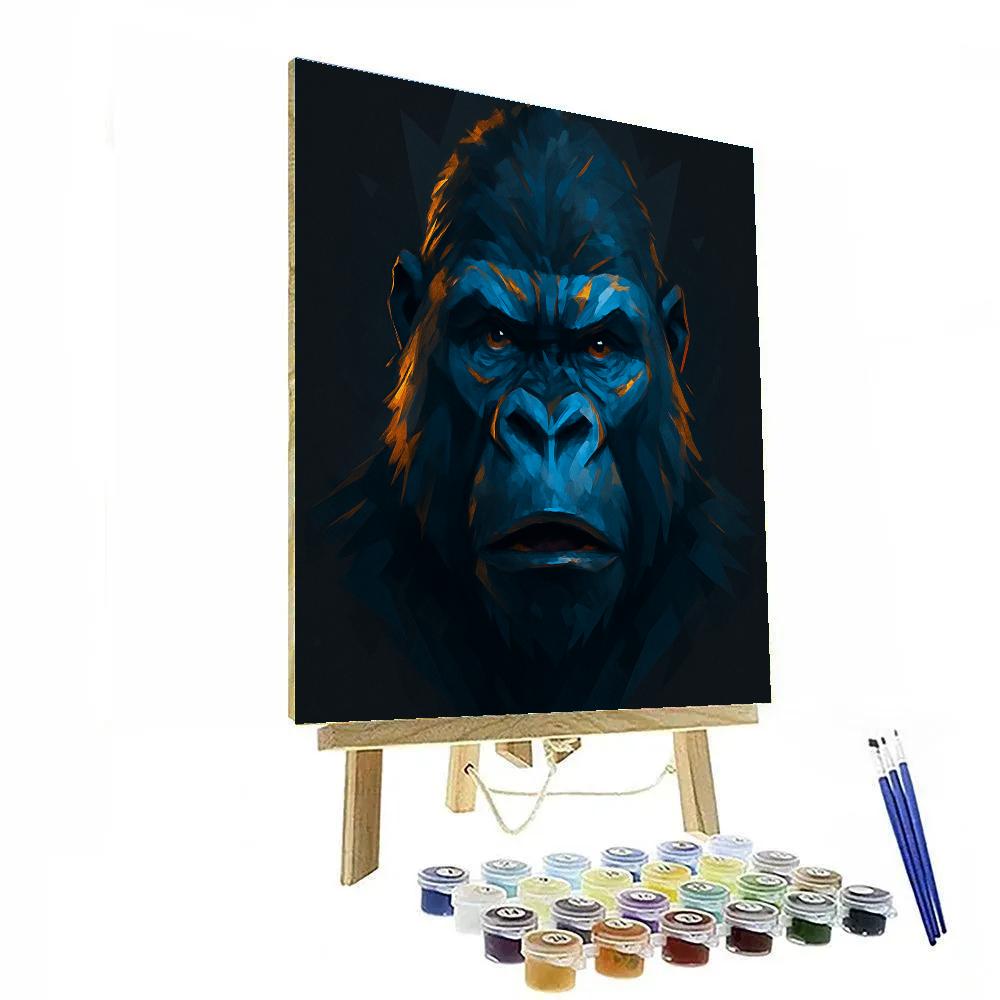 Obsidian Crown Gorilla Paint by numbers kits