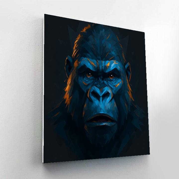 Obsidian Crown Gorilla Paint by numbers kits