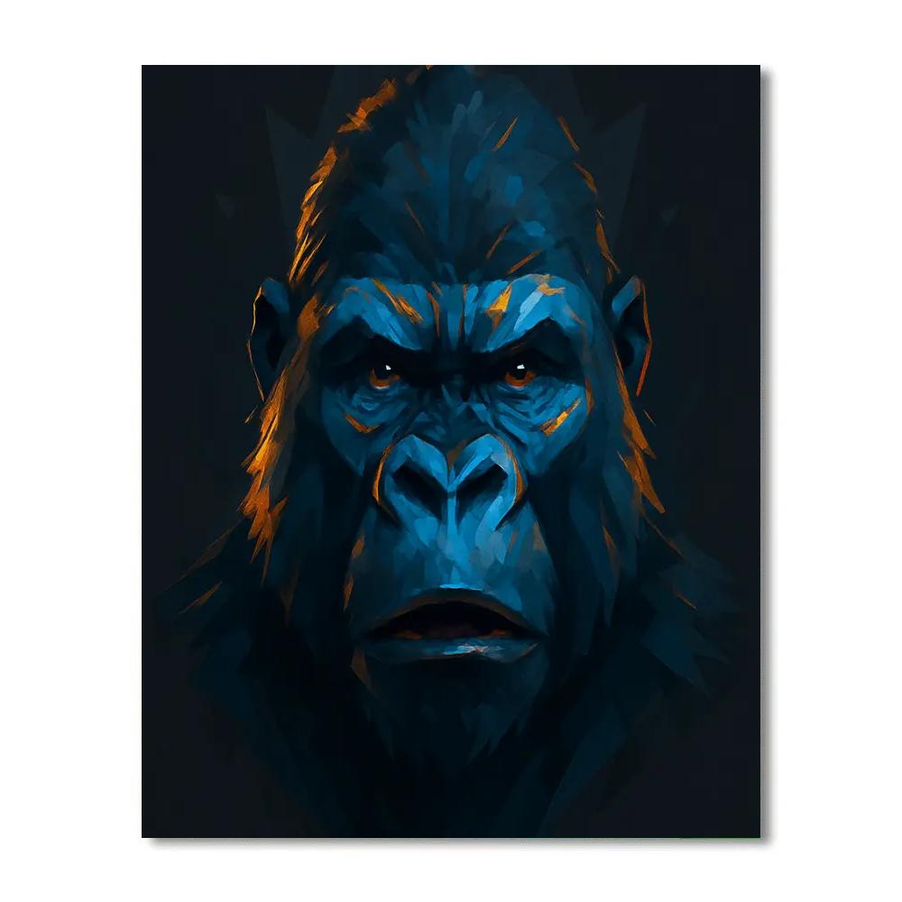 Obsidian Crown Gorilla Paint by numbers kits