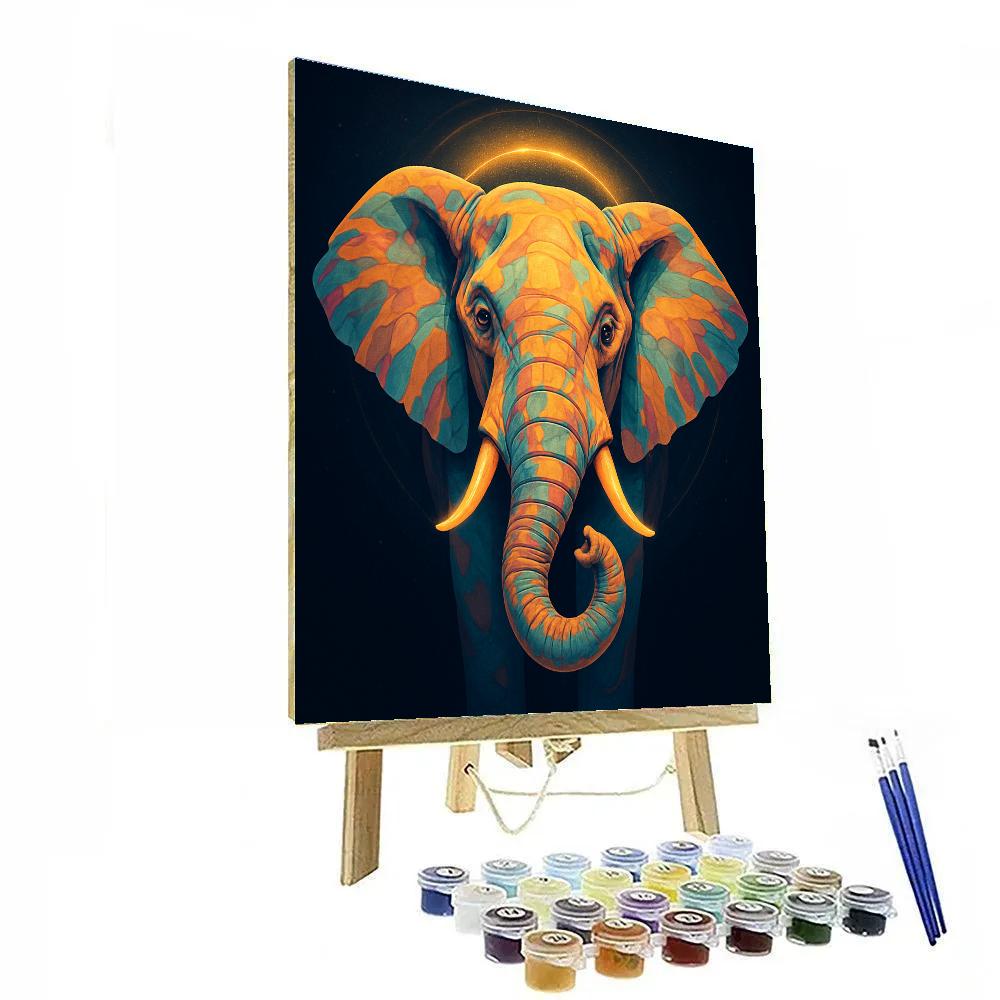 Radiant Mirage Elephant paint by color