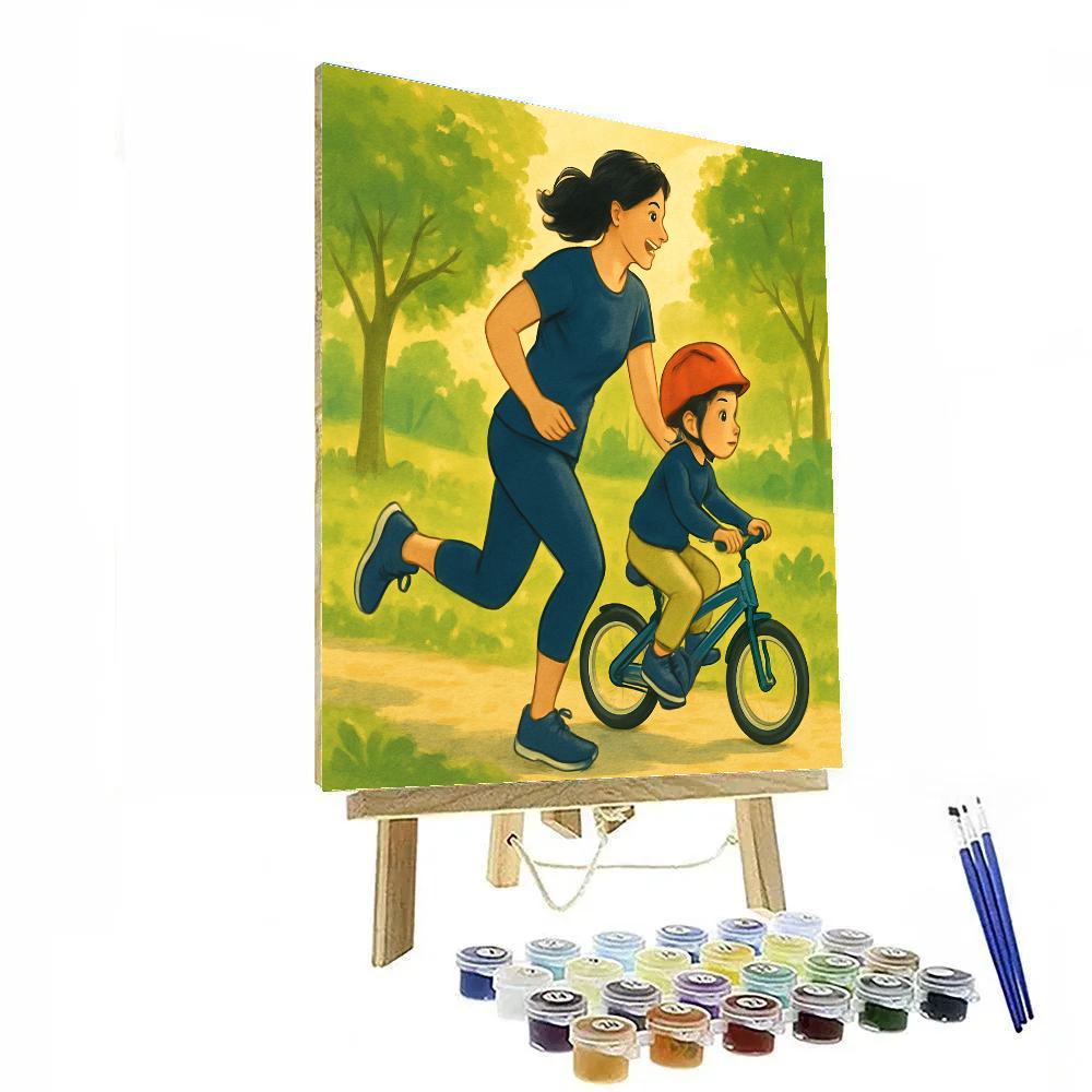 Bike Balance Coaching DIY paint by numbers