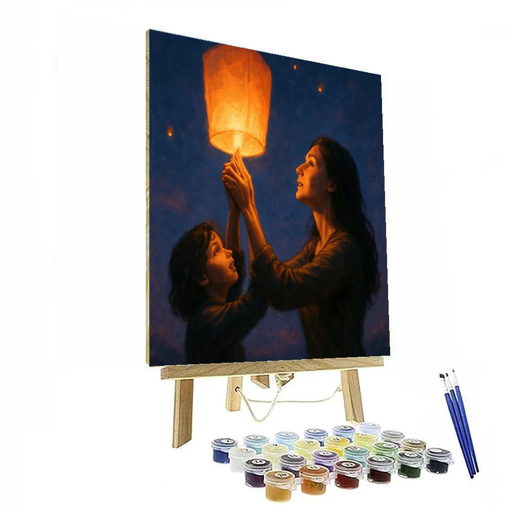 Lantern Release Promise painting number kit
