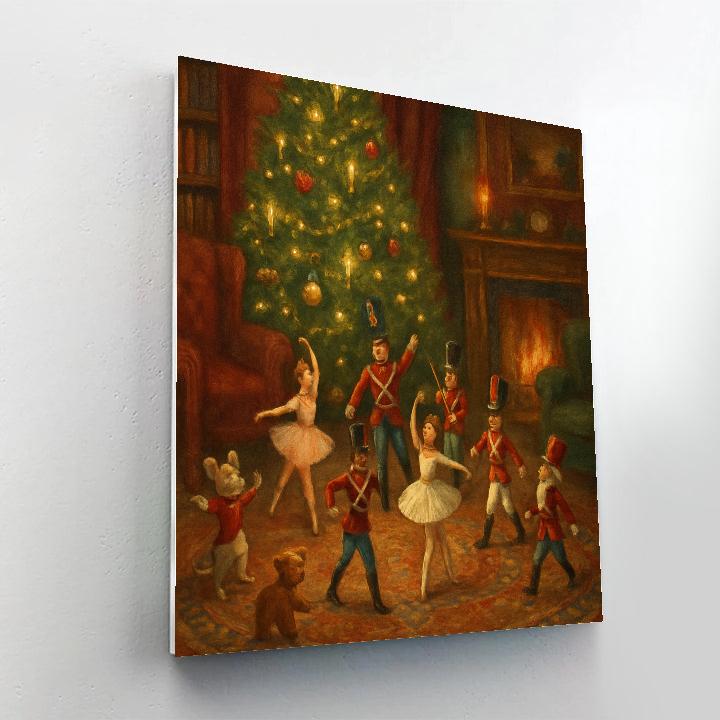 Nutcracker Evening In The Parlor paint by numbers