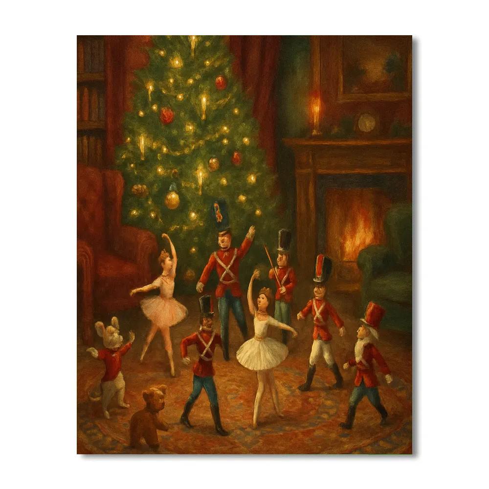 Nutcracker Evening In The Parlor paint by numbers
