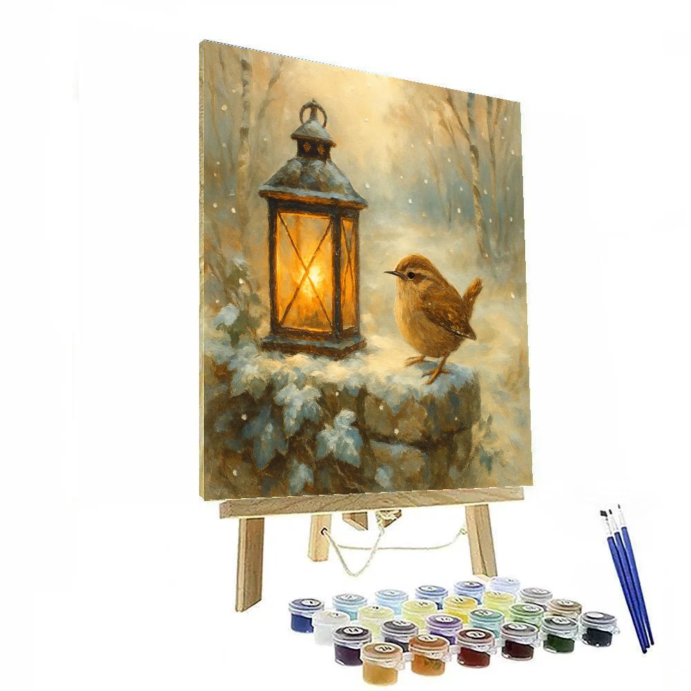 Lantern Glow By The Winter Wren Number painting