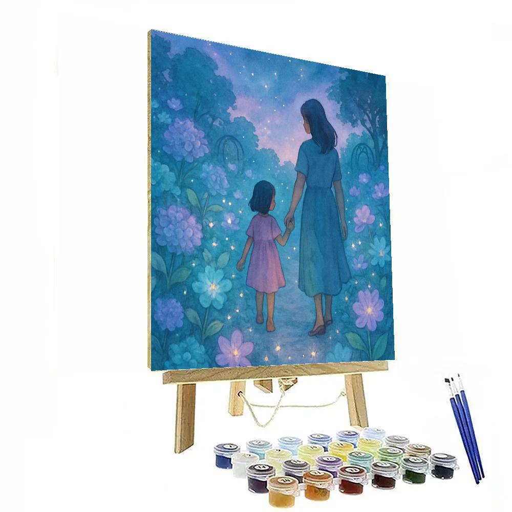 Stargarden Hand Holding Painting by numbers kit