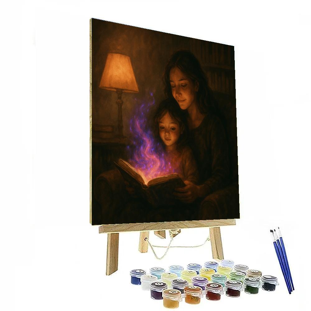 Library Of Bedtime Galaxies Paint by numbers art